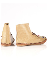 cute montana moccasin booties back