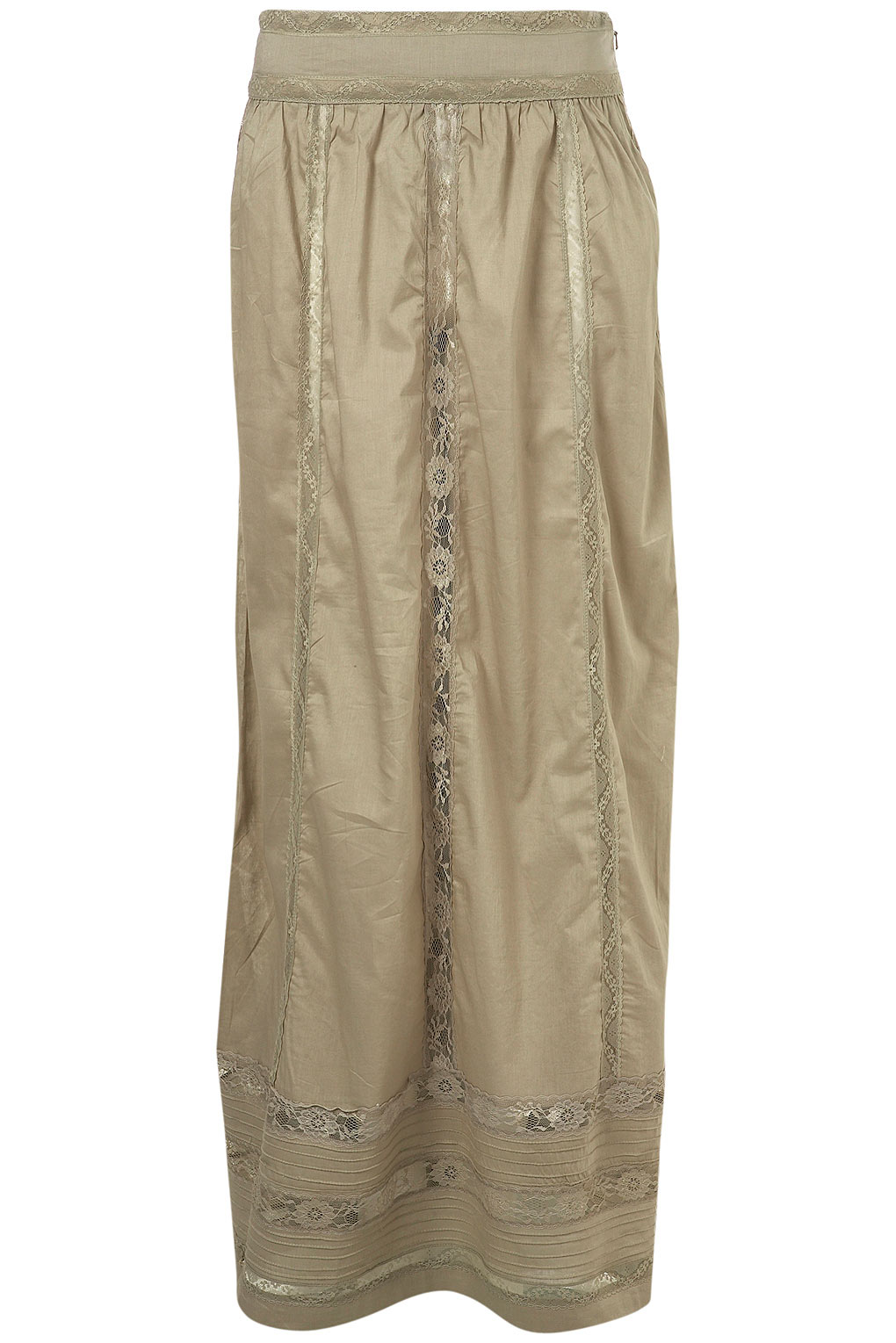 Topshop maxi long skirt Grey Lace panel | Toppingyou Blog