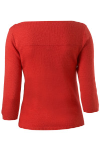 red angora sweater1